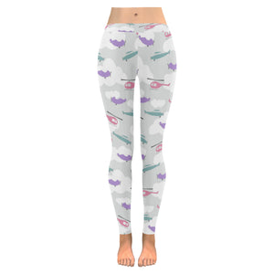 Helicopter plane pattern Women's Legging Fulfilled In US