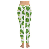 Cute broccoli pattern Women's Legging Fulfilled In US