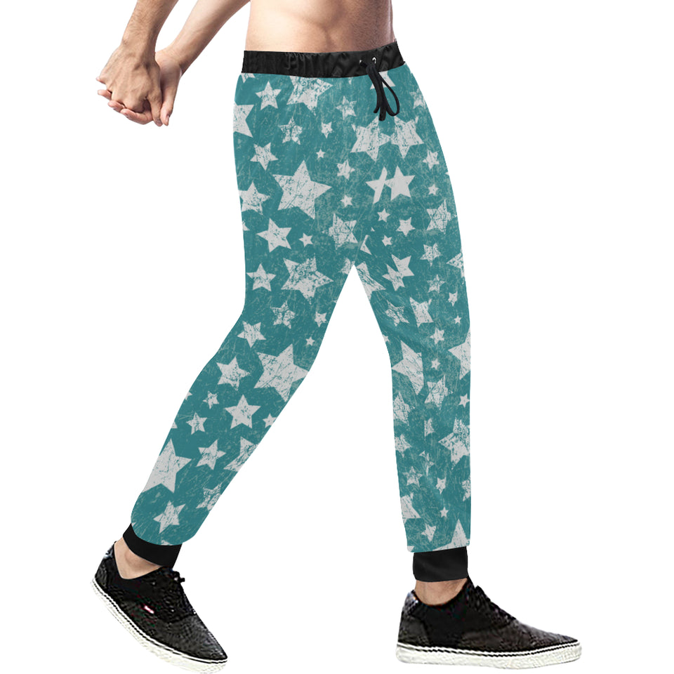 Vintage star pattern Unisex Casual Sweatpants