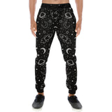 Hand drawn space rocket star planet Unisex Casual Sweatpants
