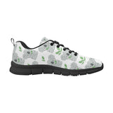 Hand drawn Koala leaves pattern Women's Sneaker Shoes