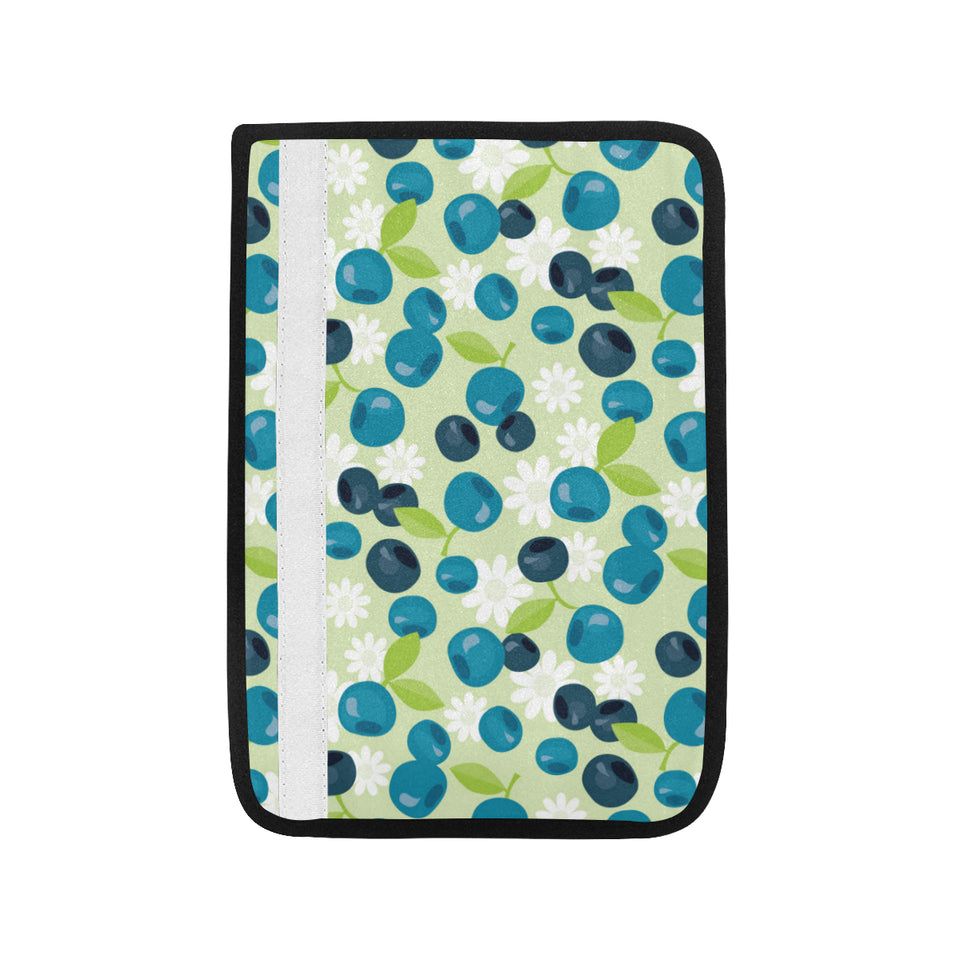 blueberry flower pattern Car Seat Belt Cover