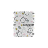 Siberian Husky design pattern Morphing Mug Heat Changing Mug