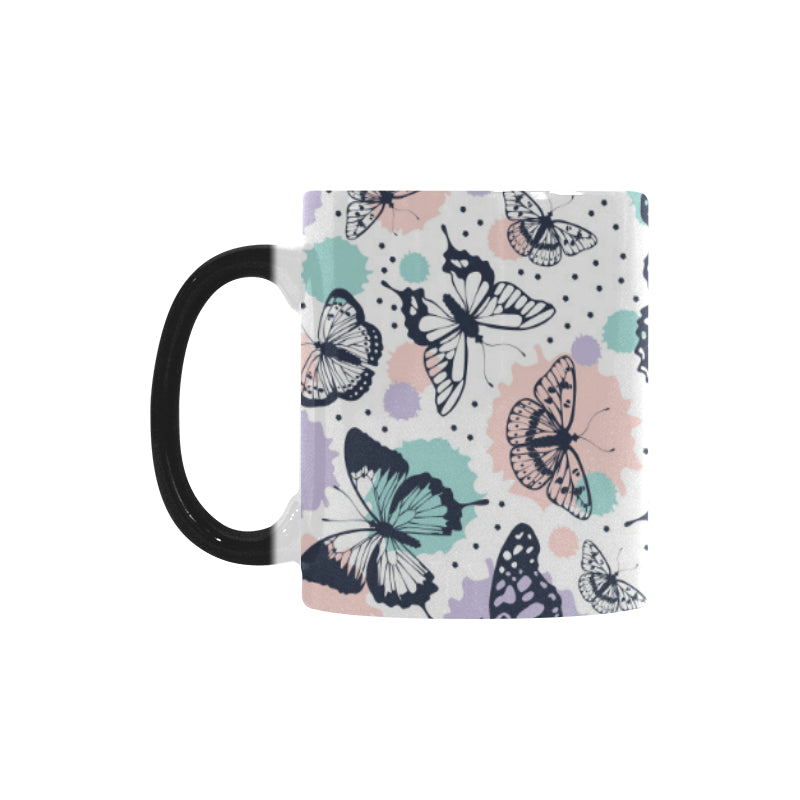 Butterfly pattern Morphing Mug Heat Changing Mug