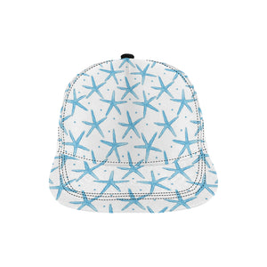 Watercolor starfish pattern All Over Print Snapback Cap