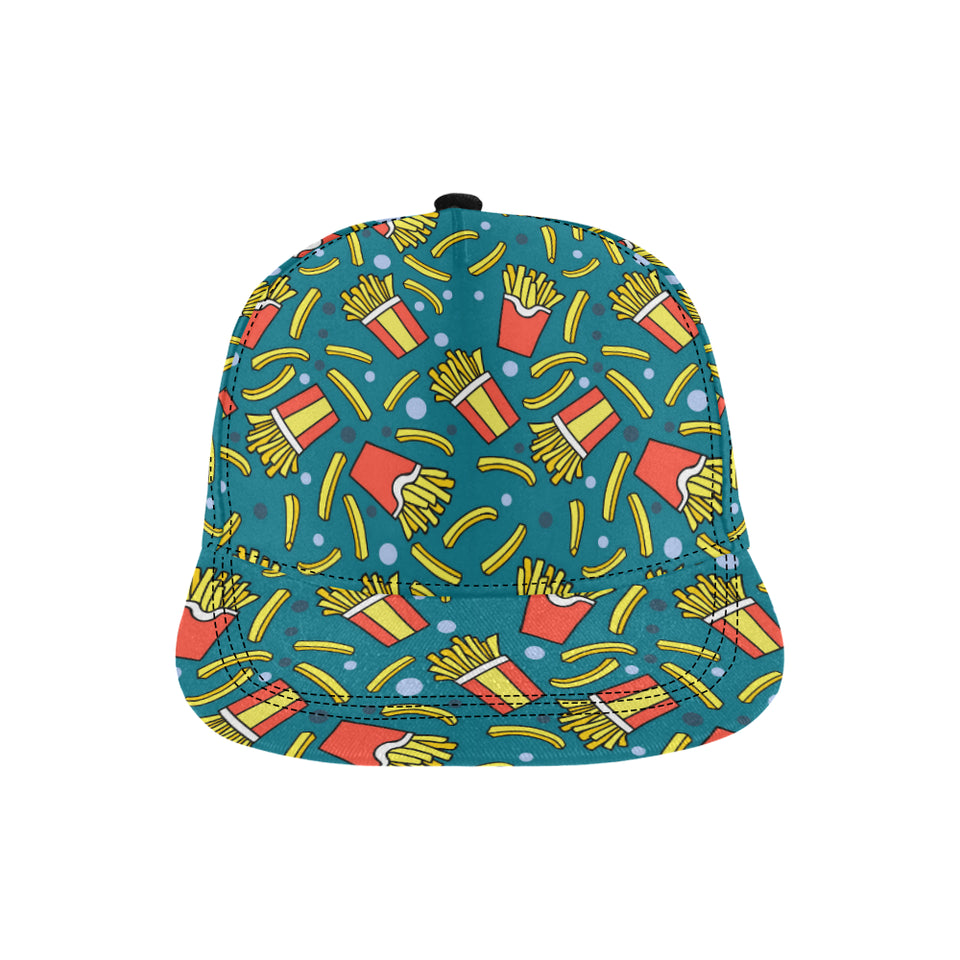 French fries red paper box pattern All Over Print Snapback Cap