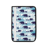 polar bear winter snow pattern Car Seat Belt Cover