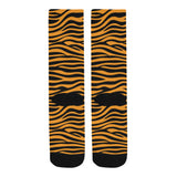 Bengal tigers skin print pattern background Crew Socks
