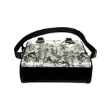 Monkey sloth lemur palm trees pattern Shoulder Handbag