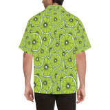 Slices of Lime design pattern Men's All Over Print Hawaiian Shirt