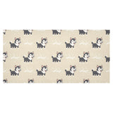Cute Siberian Husky Tablecloth
