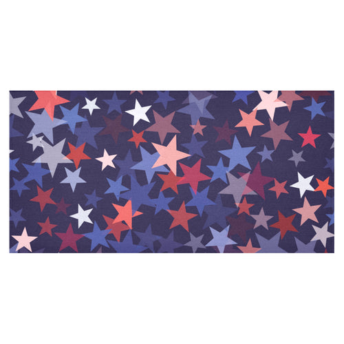 Red blue star pattern Tablecloth