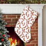 Sausage Pattern Print Design 04 Christmas Stocking