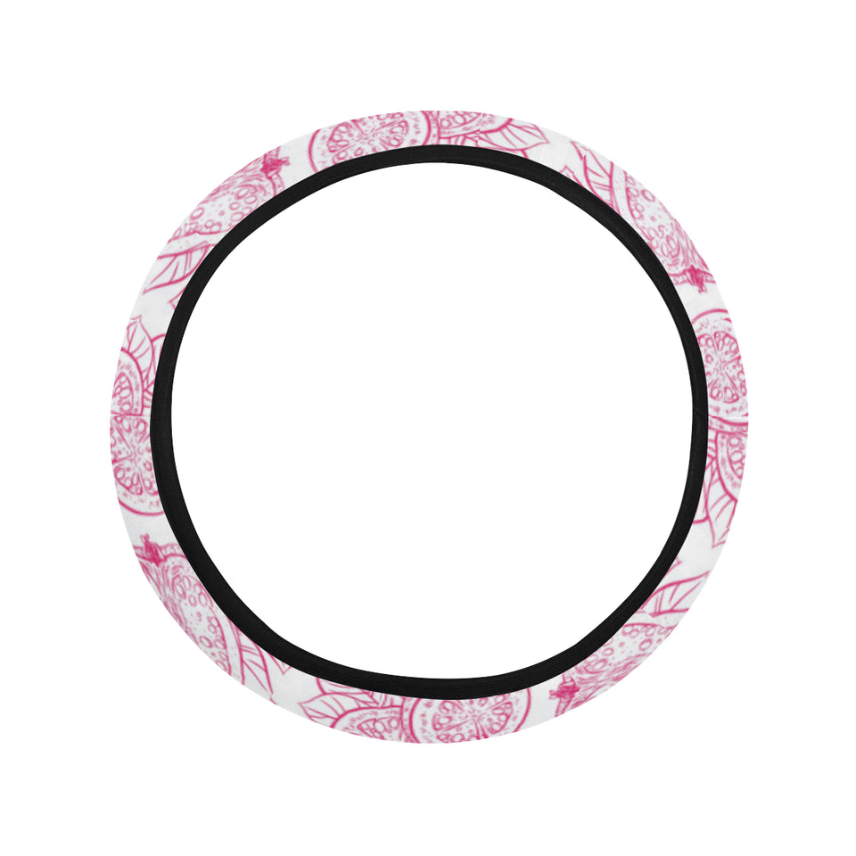 Sketch guava pattern Car Steering Wheel Cover
