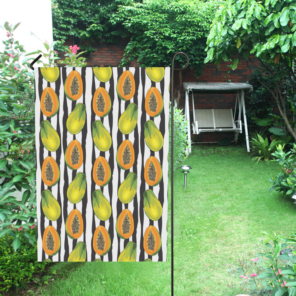 papaya design pattern House Flag Garden Flag