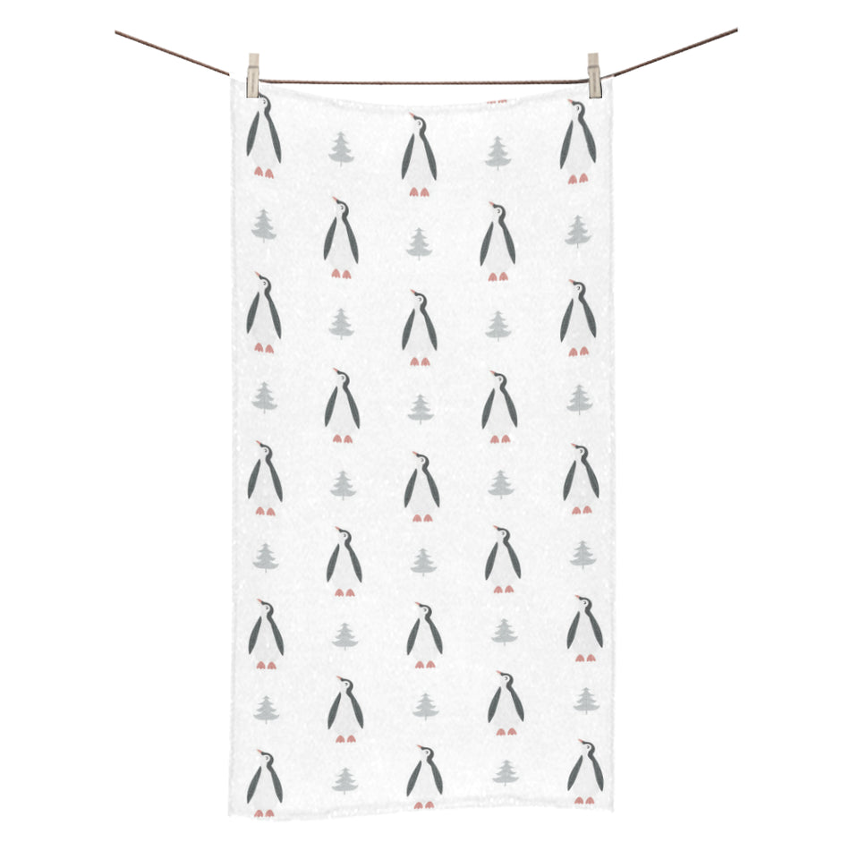 Penguin pattern Bath Towel