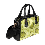 Sliced kiwi pattern Shoulder Handbag