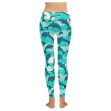 Dolphin sea pattern Women's Legging Fulfilled In US