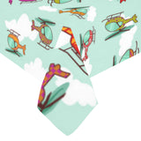 Helicopter design pattern Tablecloth