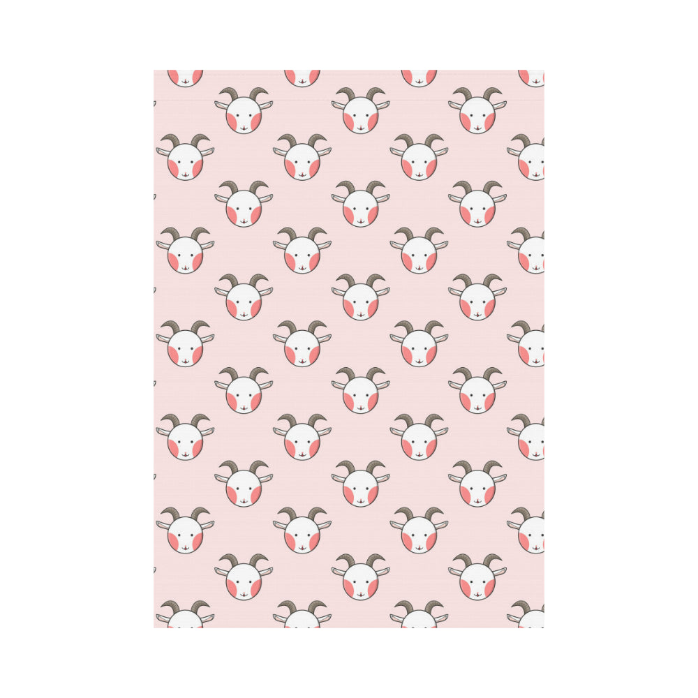 Cute goat pattern House Flag Garden Flag