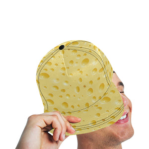 Cheese texture All Over Print Snapback Cap