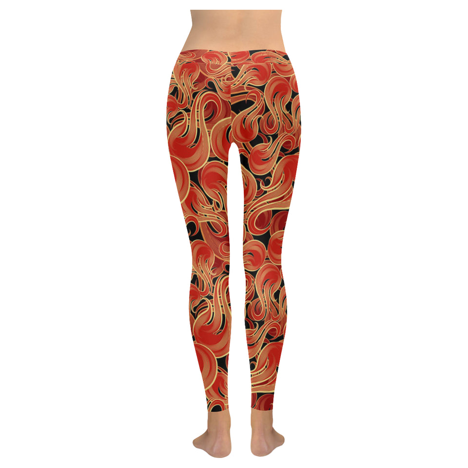 Fire flame pattern Women's Legging Fulfilled In US