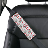 Yorkshire Terrier Pattern Print Design 04 Car Seat Belt Cover