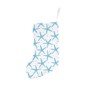 Watercolor starfish pattern Christmas Stocking