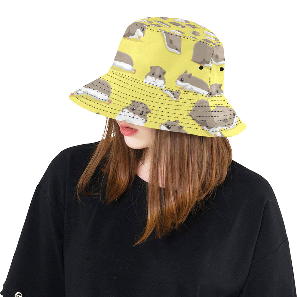 Cute Hamster pattern Unisex Bucket Hat