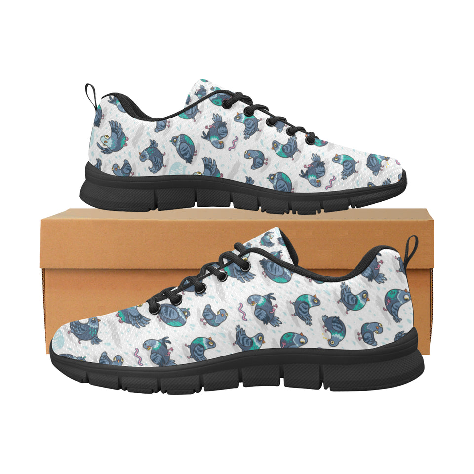 Pigeon Pattern Print Design 02 Men's Breathable Sneakers ( Model 055)