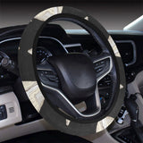 French fries dark background Car Steering Wheel Cover