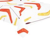 Waterclor boomerang Australian aboriginal ornament Tablecloth