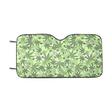 Canabis Marijuana Weed Pattern Print Design 01 Car Sun Shade