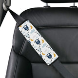 Cute sleeping sheep moon cloud pattern Car Seat Belt Cover
