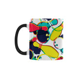 watercolor bowling ball pins Morphing Mug Heat Changing Mug