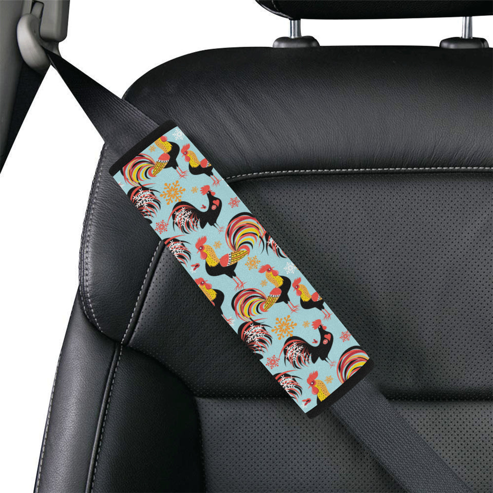 Rooster chicken cock snowfalke Car Seat Belt Cover