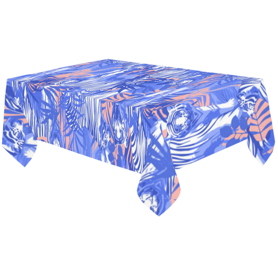white bengal tigers pattern Tablecloth