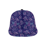 Cute owls pattern boho style ornament All Over Print Snapback Cap