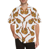 Paint Guitar Pattern Men's All Over Print Hawaiian Shirt