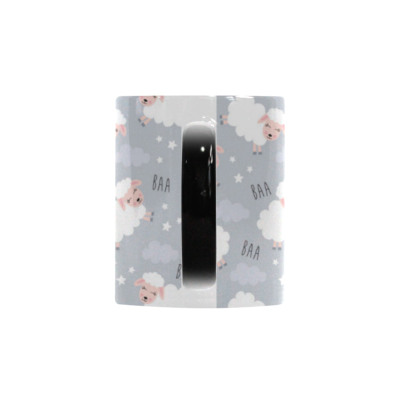 Sweet dreams sheep pattern Morphing Mug Heat Changing Mug