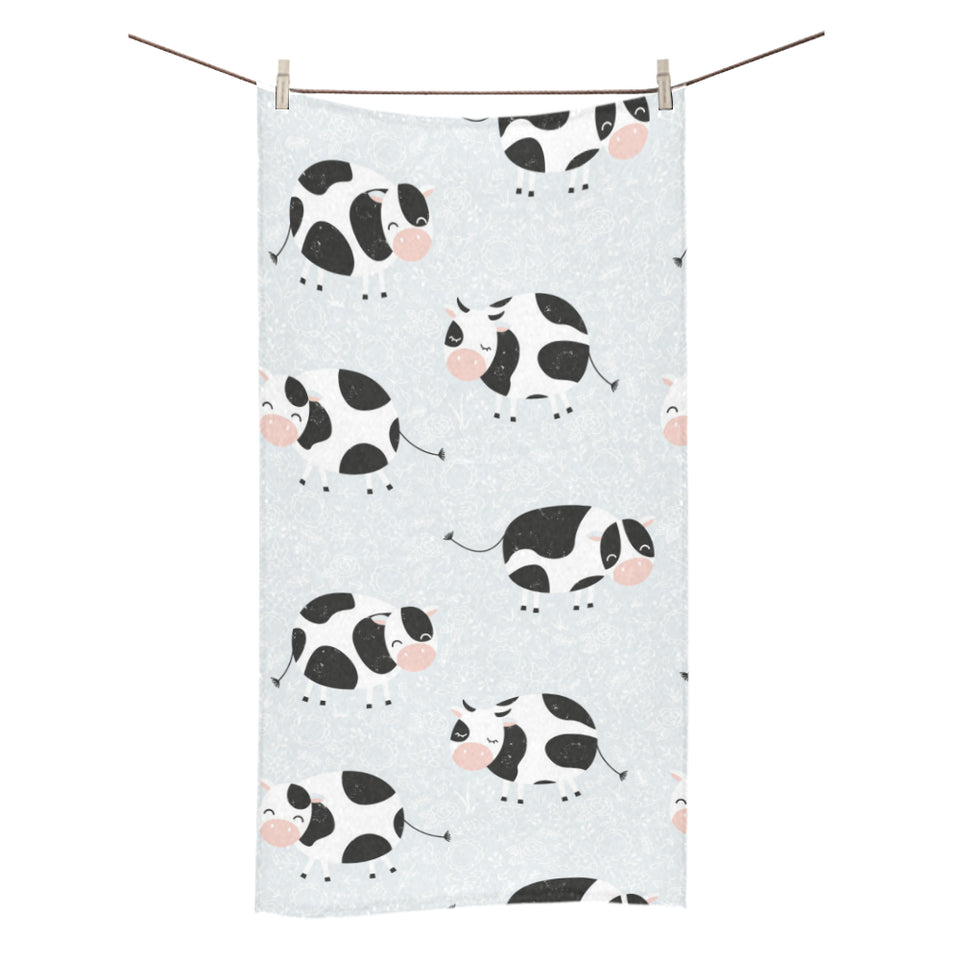 Cute cows pattern Bath Towel