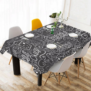 Handwritten cheese pattern Tablecloth