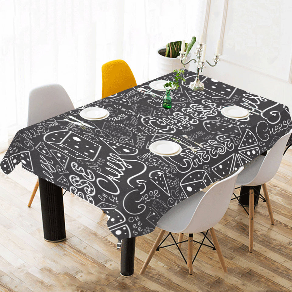 Handwritten cheese pattern Tablecloth