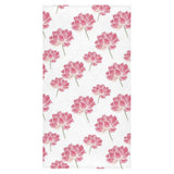 Pink lotus waterlily pattern Bath Towel