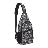 Dice Pattern Print Design 01 All Over Print Chest Bag