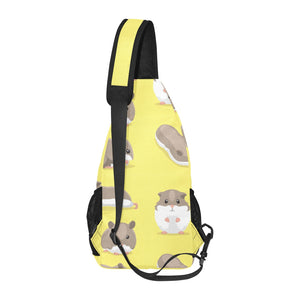 Cute Hamster pattern All Over Print Chest Bag