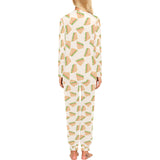 Sandwich Pattern Print Design 01 Women's All Over Print Pajama Set
