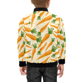 Carrot Pattern Print Design 01 Kids' Boys' Girls' Bomber Jacket
