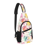Clock butterfly pattern All Over Print Chest Bag