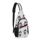 Cute ninja pattern All Over Print Chest Bag